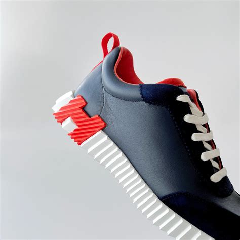 hermes blue sneakers|hermes bouncing sneaker men's.